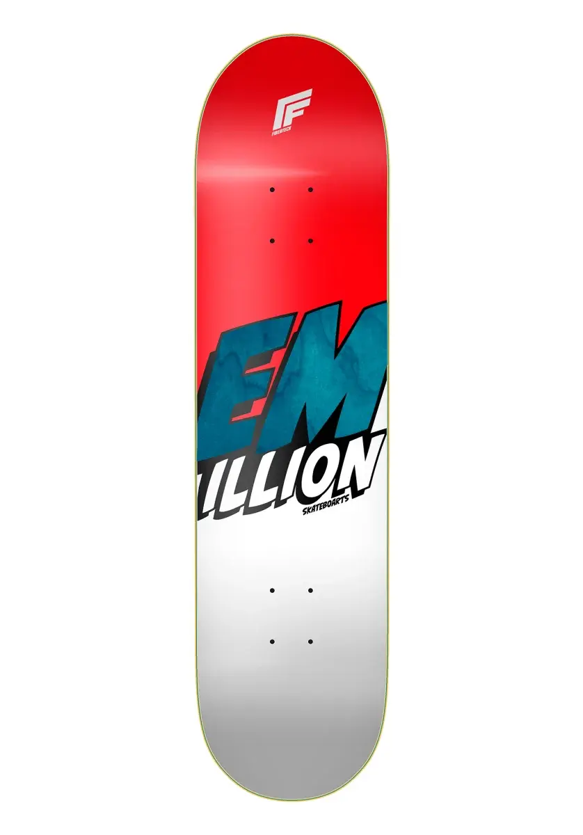 EMillion Deck - Fibertech - Logo - 8.5 x 32.125 rot
