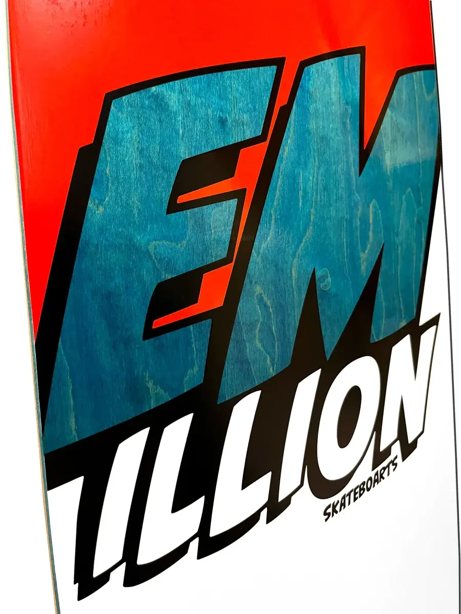 EMillion Deck - Fibertech - Logo - 8.5 x 32.125 rot