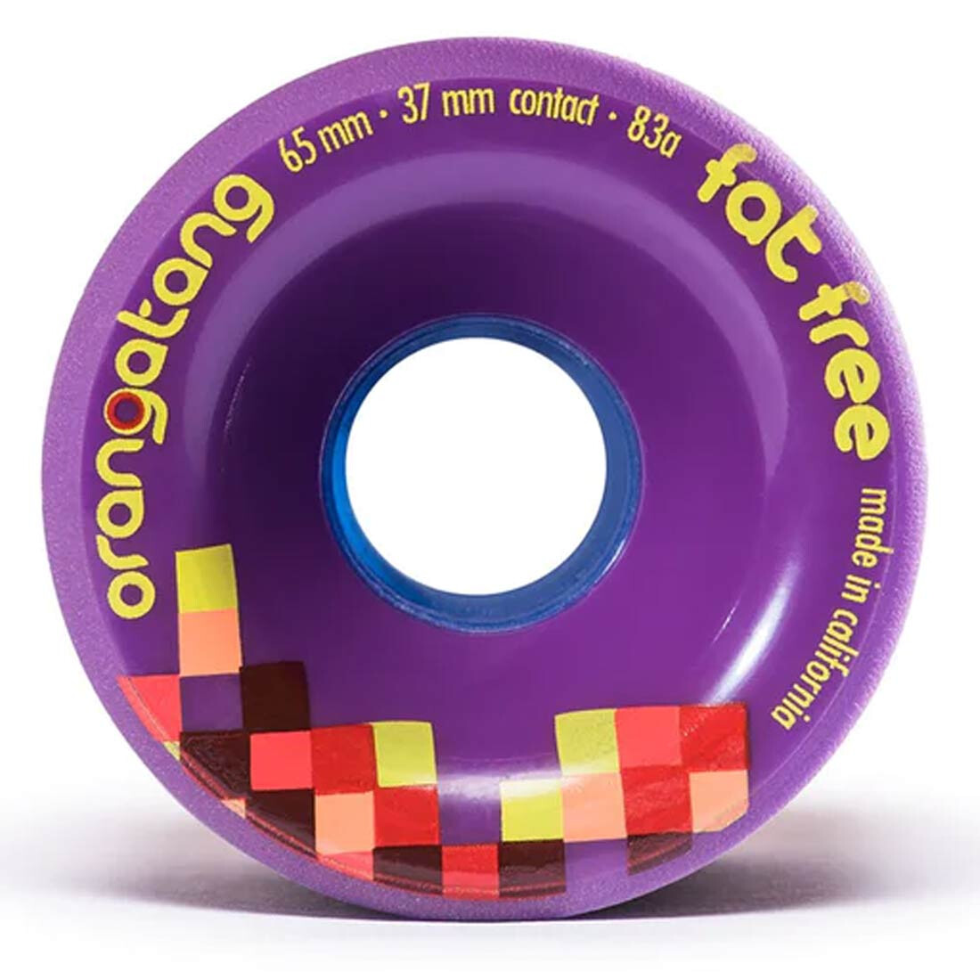 Orangatang Wheels Fat Free 65mm 83a Purple