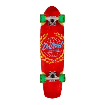 D-Street Complete Cruiser Atlas Red 28" x 7.25" WB14"