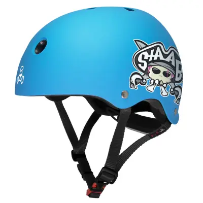 Triple 8 Helm Lil 8 Staab Edition Kinder neon blue XS (46-52cm)