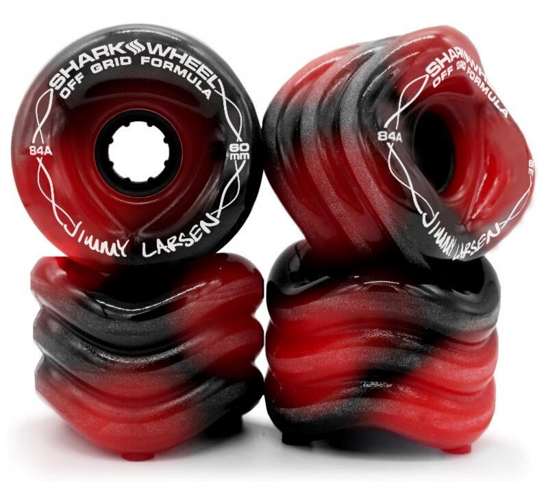 SHARK WHEEL PRO SIGNATURE 60mm 84a Off-Grid Jimmy Larsen red swirl
