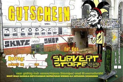 SubVert Gutschein Shop