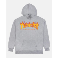 Thrasher Hoodie Flame Logo grey