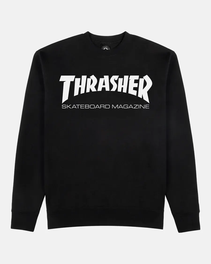 Thrasher Crewneck Sweatshirt Skate Mag black