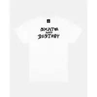 Thrasher T-Shirt Skate and Destroy white