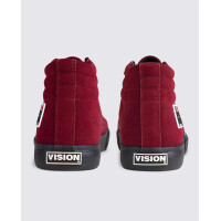 Vision Sneaker Canvas High Top red/black 10,5 / 44