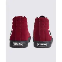 Vision Sneaker Canvas High Top red/black 10,5 / 44