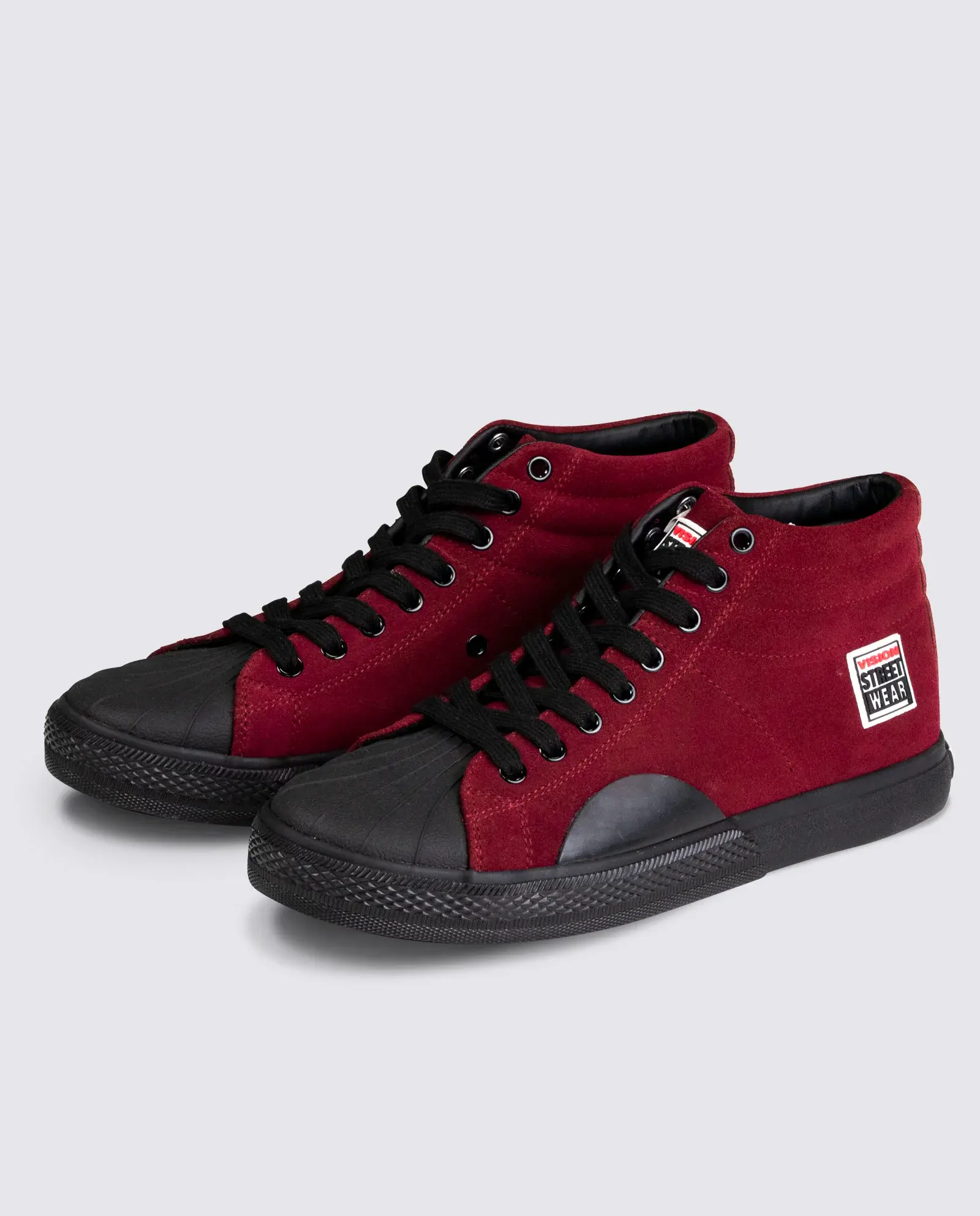 Vision Sneaker Canvas High Top red/black 10,5 / 44
