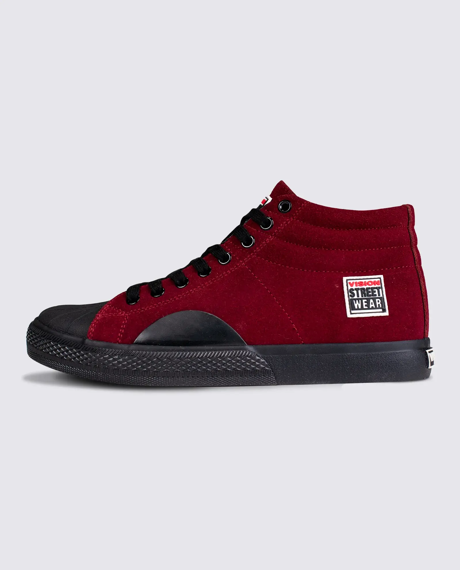 Vision Sneaker Canvas High Top red/black 10,5 / 44