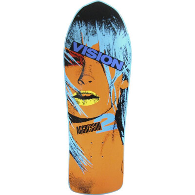 Vision Deck Aggressor 2 - Old School Modern Concave 30,25" x 10" WB15,25" blue