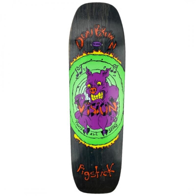 Vision Deck Don Brown Pig Stick 8.75" x 32.25 WB14.75" black stain