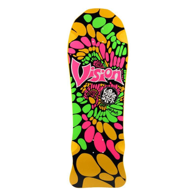 Vision Deck Hippie Stick Old School 30" x 10" WB16.25 yellow