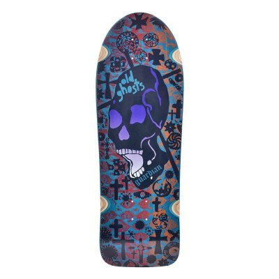 Vision Deck Old Ghost Old School Skateboard 30,25" x 10" blue