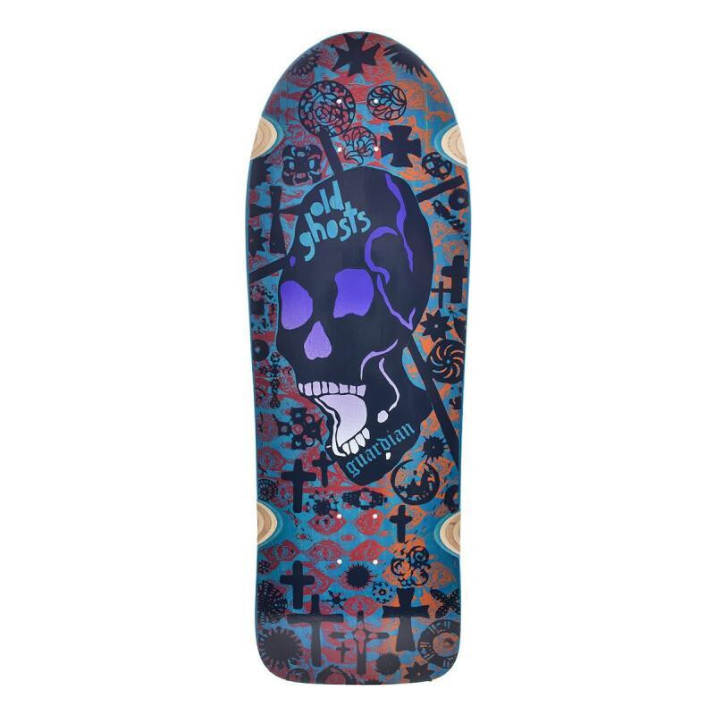 Vision Deck Old Ghost Old School Skateboard 30,25" x 10" blue