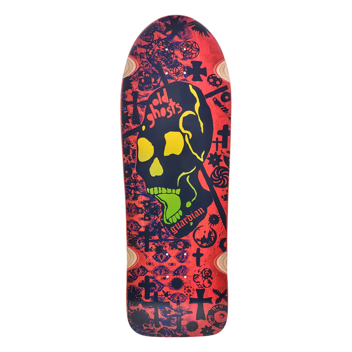 Vision Deck Old Ghost Old School Skateboard 30,25" x 10" red