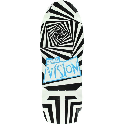 Vision Deck Original Old School 30"x10" black white