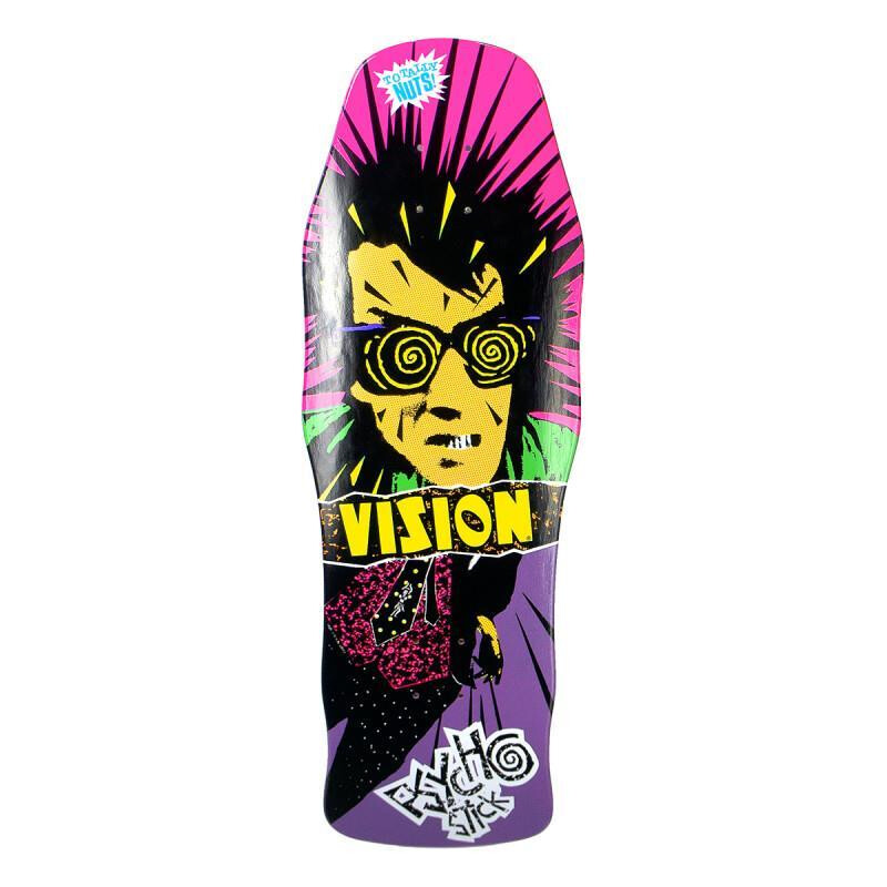 Vision Deck Original Psycho Stick Old School 30"x10" WB15" purple