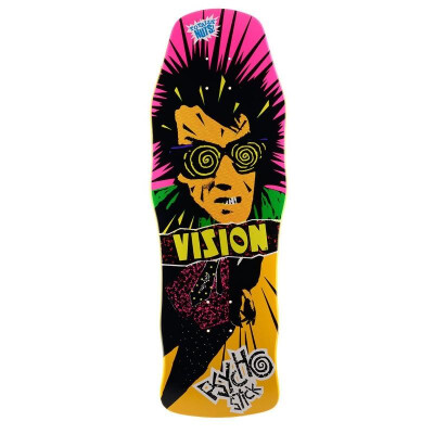 Vision Deck Original Psycho Stick Old School 30"x10" WB15" yellow