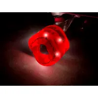 SHARK WHEEL Firefly 70mm, 78a  - Transparent Red with Red...