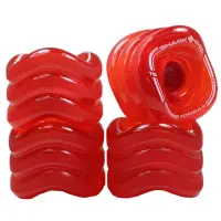 SHARK WHEEL Firefly 70mm, 78a  - Transparent Red with Red...