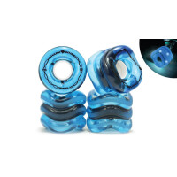 SHARK WHEEL Firefly 70mm, 78a  - Transparent Blue with...