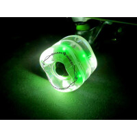 SHARK WHEEL Firefly 60mm, 78a  - Transparent with Blue, Red, Green, Yellow Lights
