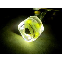 SHARK WHEEL Firefly 60mm, 78a  - Transparent with Blue, Red, Green, Yellow Lights