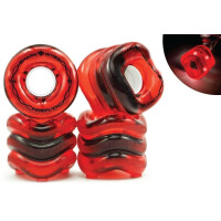 SHARK WHEEL Firefly 60mm, 78a  - Transparent Red with Red...