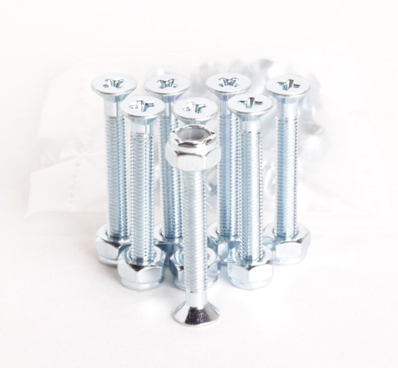 Metal Fox Hardware Silber (8 Stk.) 1.25"