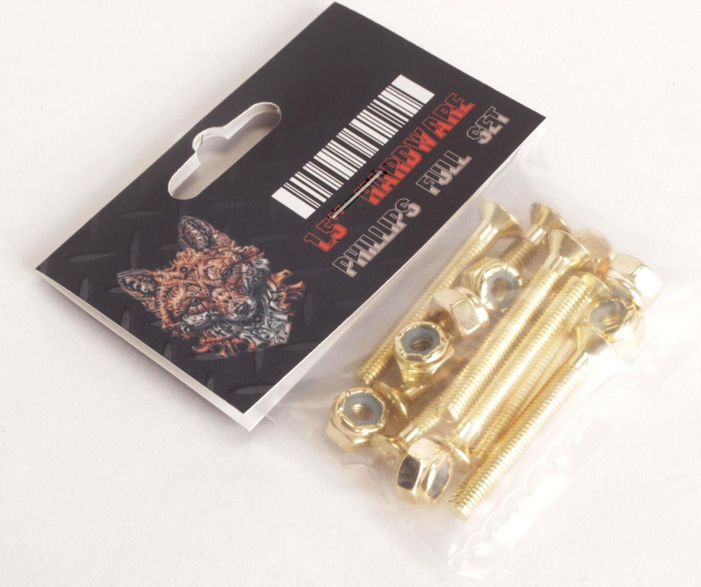Metal Fox Hardware Gold (8 Stk.) 1,75"