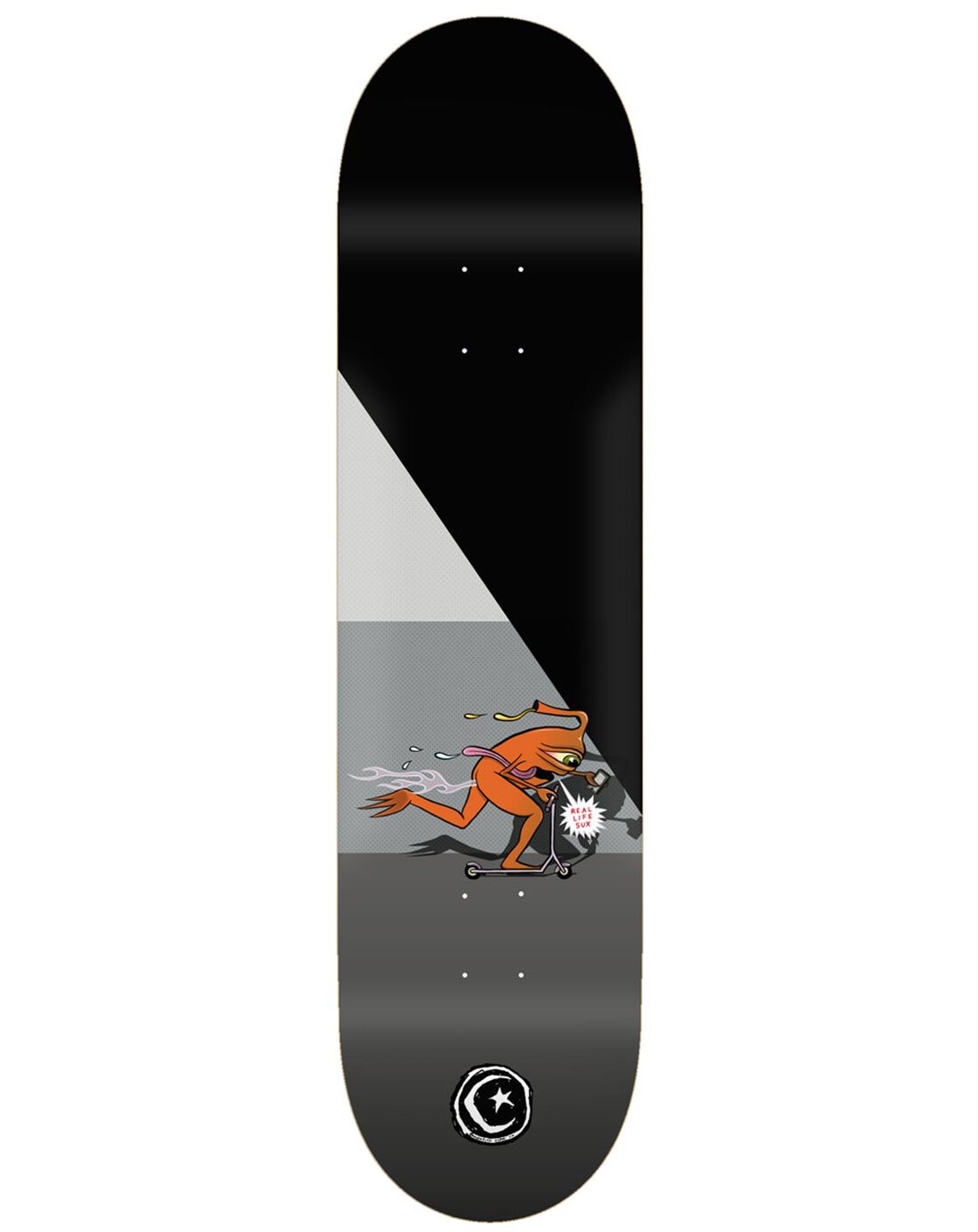 Foundation Deck Ed Templeton Push  8.25 x 32 WB14.5 black white