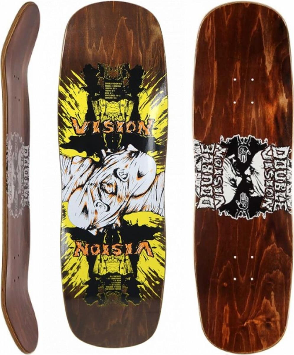 Vision Deck Double Vision - Old School 32,5"x9.5" WB14.5 brown