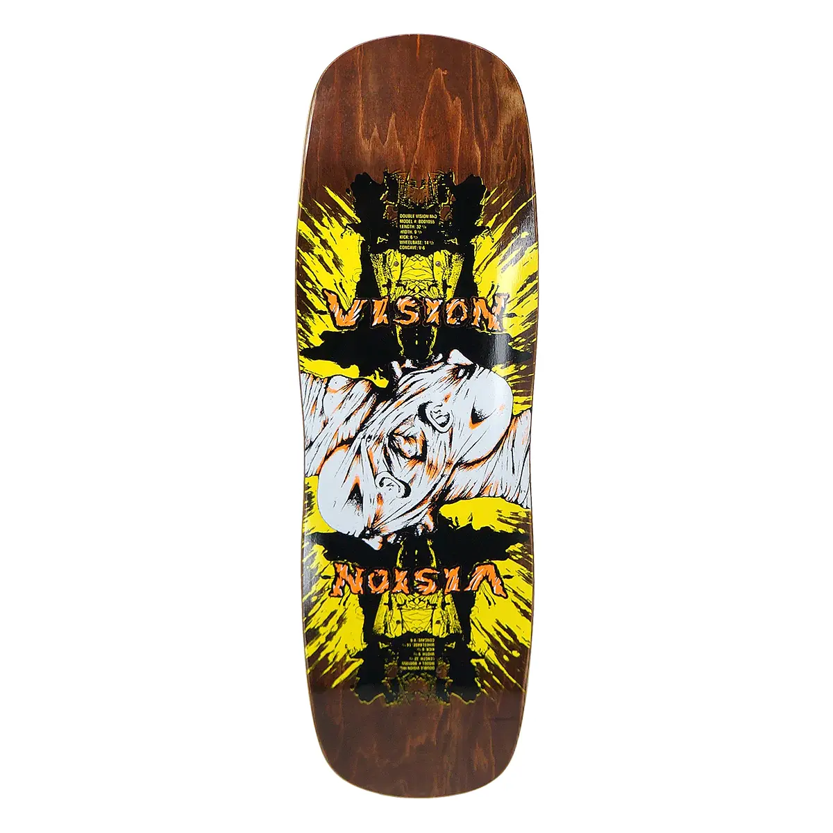 Vision Deck Double Vision - Old School 32,5"x9.5" WB14.5 brown