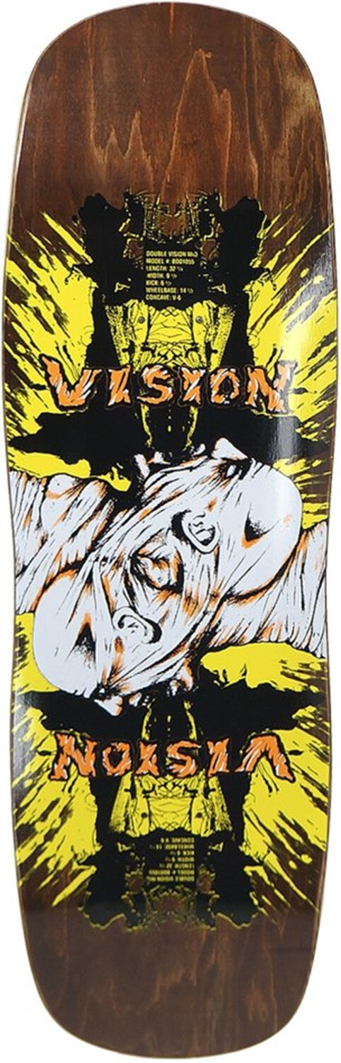Vision Deck Double Vision - Old School 32,5"x9.5" WB14.5 brown