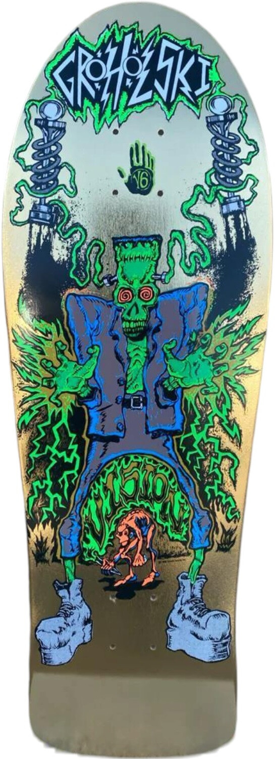 Vision Deck Groholski Frankenstein Limited Colorway 31.25"x10.25" WB15.5" gold foil