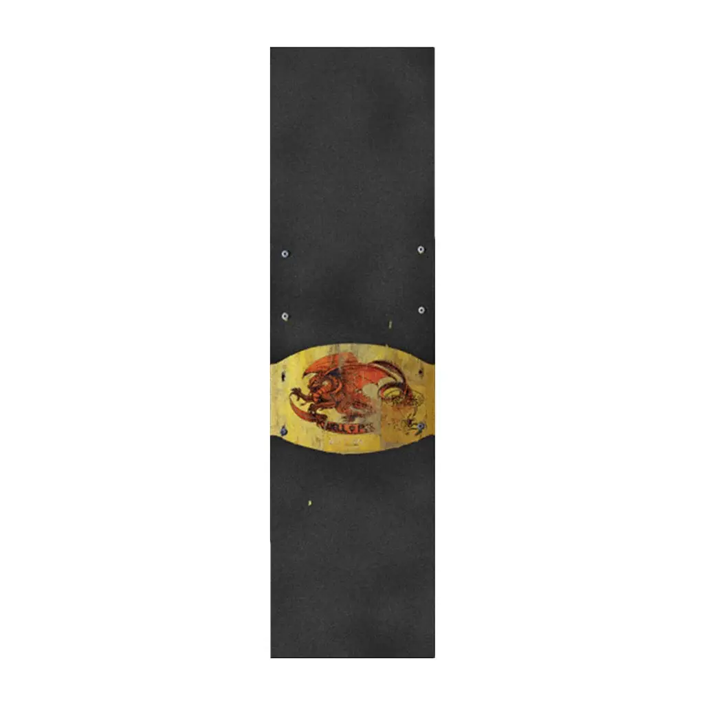 Powell-Peralta Griptape Sheet 9" x 33" Oval Dragon gold-red