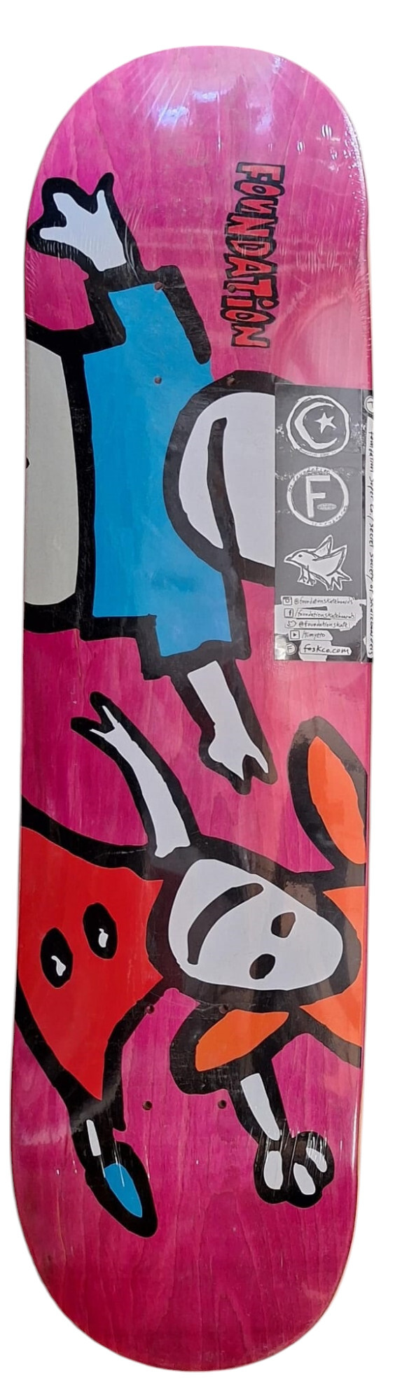 Foundation Deck Whippersnapper 31.37" x 7.75" WB14" pink