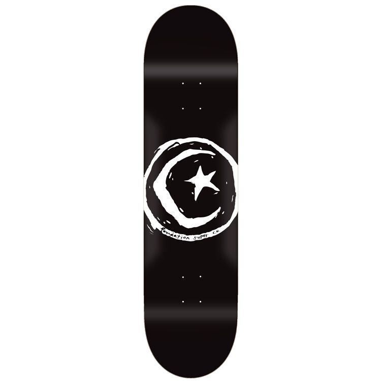 Foundation Deck Star & Moon 8.0" x 31.75" WB14.25" black