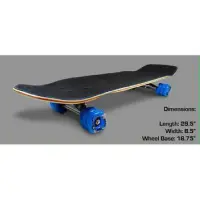 Shiver Deck mini Cruiser 29.5 x 8.5 WB15 black