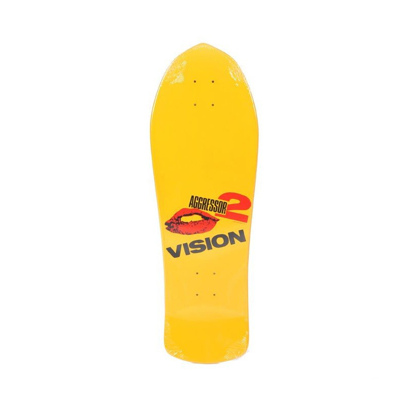 Vision Deck Aggressor 2 Old School 30,5" x 10.25" WB16" yellow