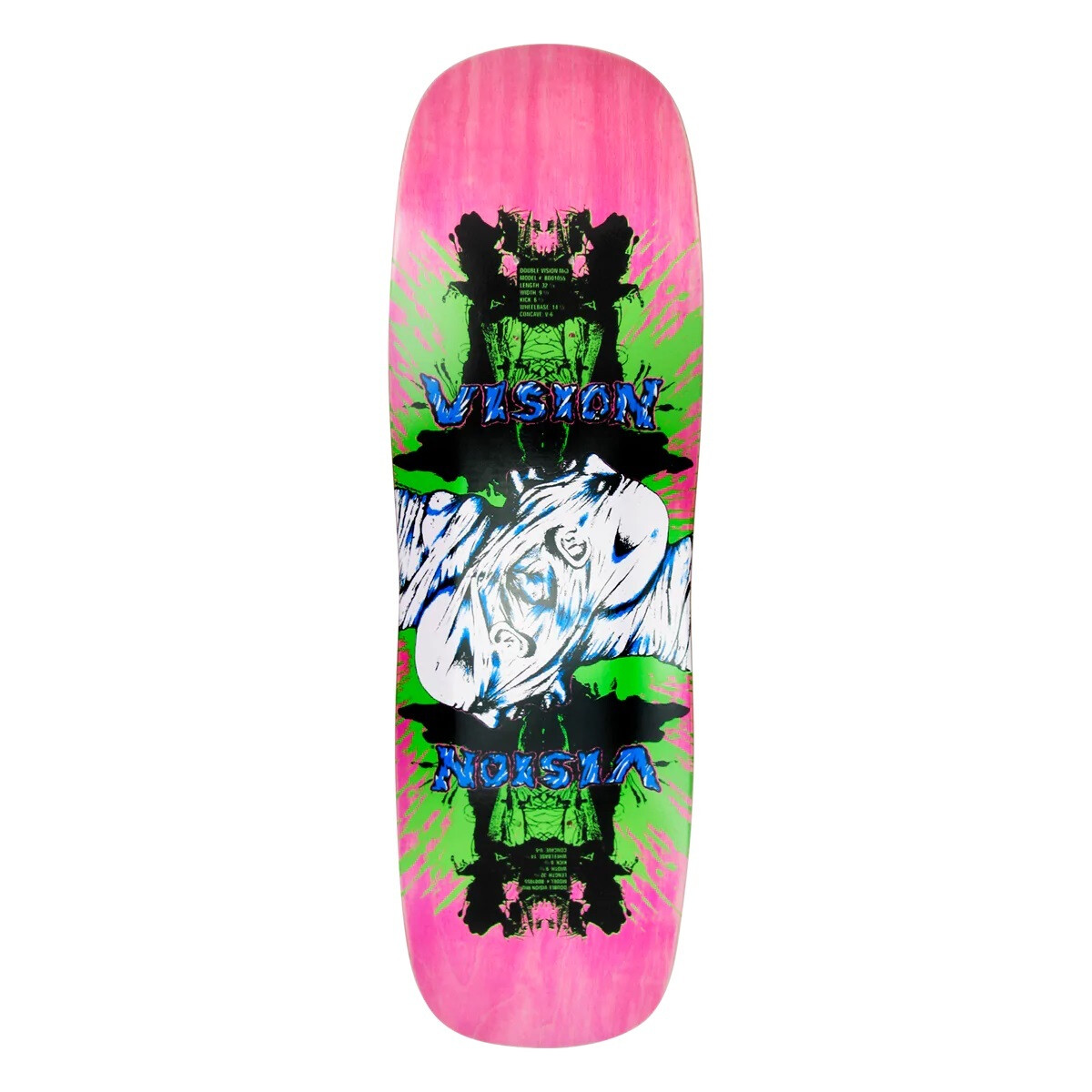 Vision Deck Double Vision - Old School 32,5"x9.5" WB14.5 pink
