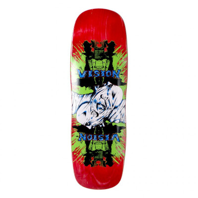 Vision Deck Double Vision - Old School 32,5"x9.5" WB14.5 red