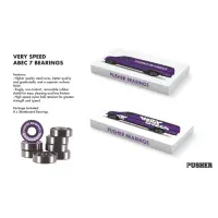 Pusher Bearings very Speed Abec 7 lila