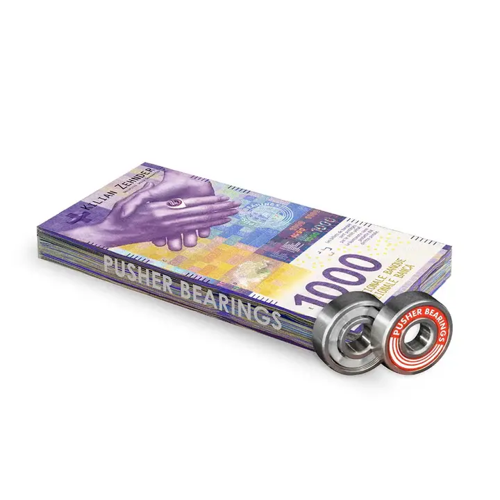 Pusher Bearings Kilian Zehnder Pro Abec 9 rot schwarz