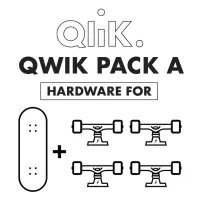 QWIK TRUCKS Qlik Qwik Pack A (1Deck, 2Trucks)