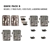 QWIK TRUCKS Qlik Qwik Pack B (2Deck, 1Trucks)