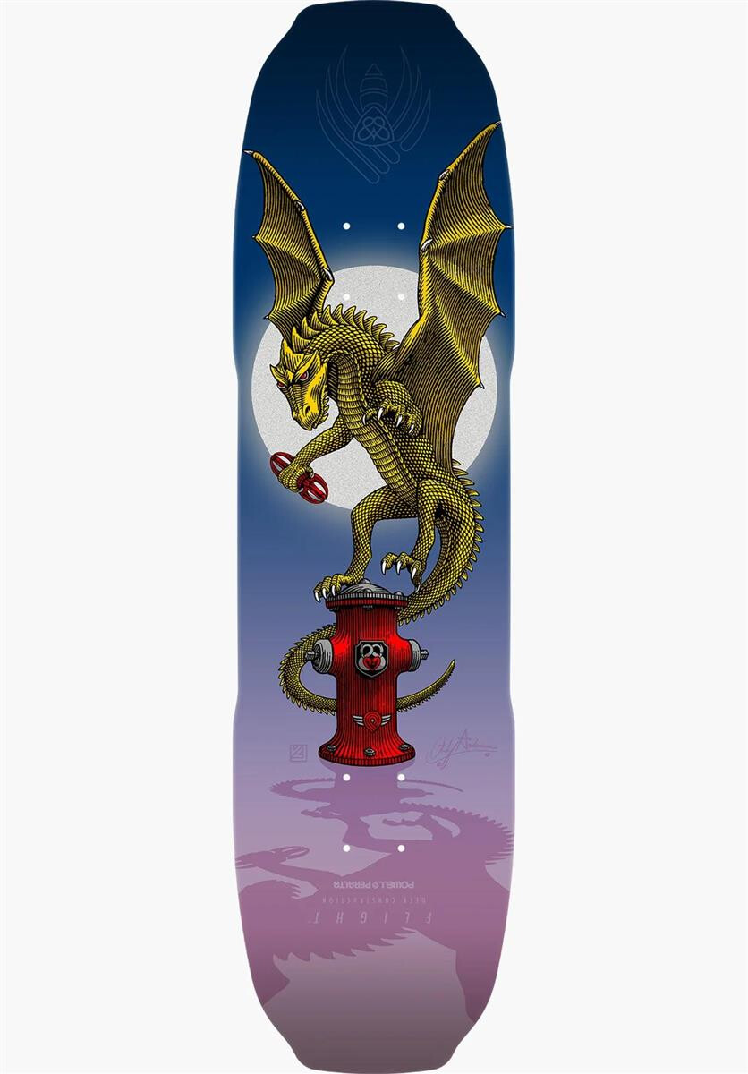 Powell-Peralta Deck Flight Pro Shape 302 Andy Anderson Hydrant Dragon 8.4" x 32.03" WB14,25"