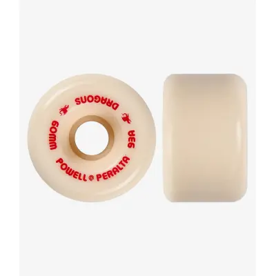 Powell-Peralta Wheels Rat Bones 60mm/93A Weiss/rot
