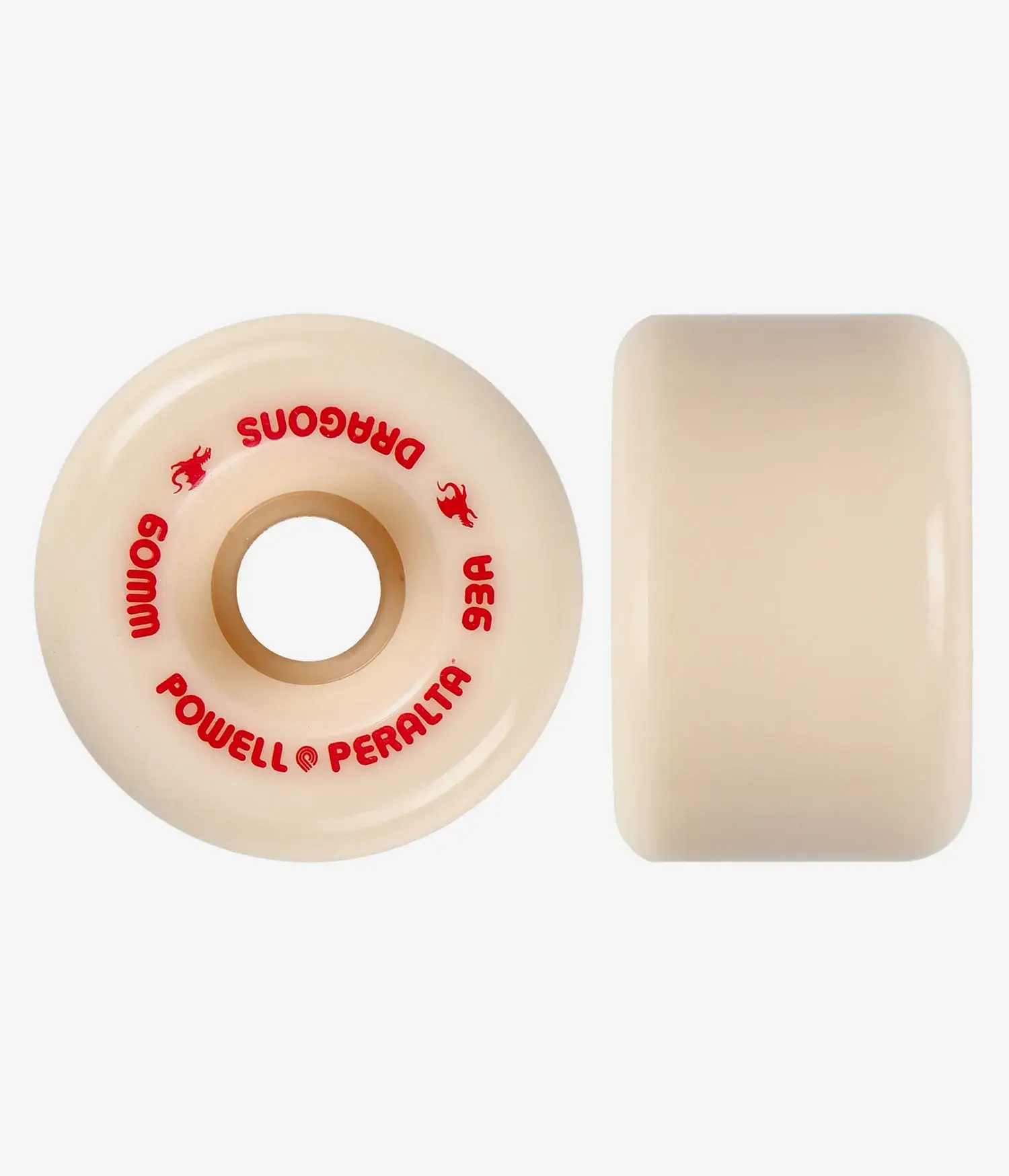 Powell-Peralta Wheels Rat Bones 60mm/93A Weiss/rot